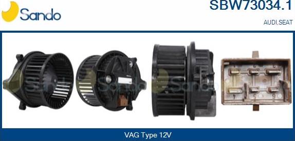 Sando SBW73034.1 - Ventilatore abitacolo www.autoricambit.com