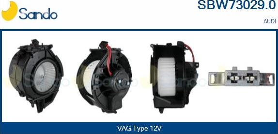 Sando SBW73029.0 - Ventilatore abitacolo www.autoricambit.com