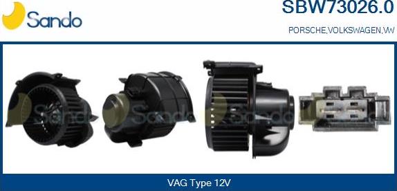 Sando SBW73026.0 - Ventilatore abitacolo www.autoricambit.com