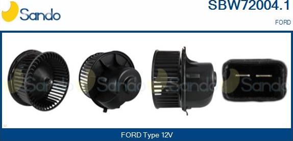 Sando SBW72004.1 - Ventilatore abitacolo www.autoricambit.com