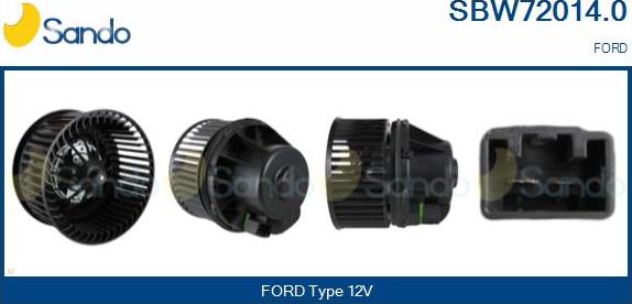 Sando SBW72014.0 - Ventilatore abitacolo www.autoricambit.com