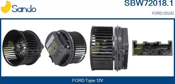 Sando SBW72018.1 - Ventilatore abitacolo www.autoricambit.com