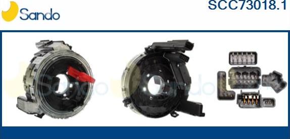 Sando SCC73018.1 - Molla spiroelicoidale, Airbag www.autoricambit.com
