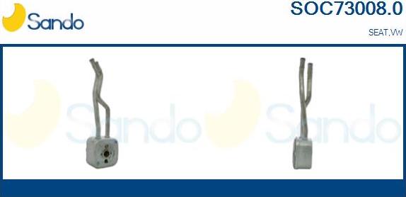 Sando SOC73008.0 - Radiatore olio, Olio motore www.autoricambit.com