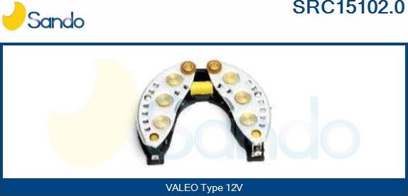 Sando SRC15102.0 - Raddrizzatore, Alternatore www.autoricambit.com