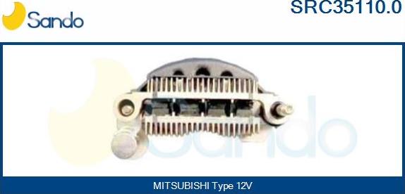 Sando SRC35110.0 - Raddrizzatore, Alternatore www.autoricambit.com