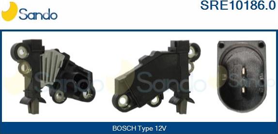 Sando SRE10186.0 - Regolatore di tensione del generatore www.autoricambit.com