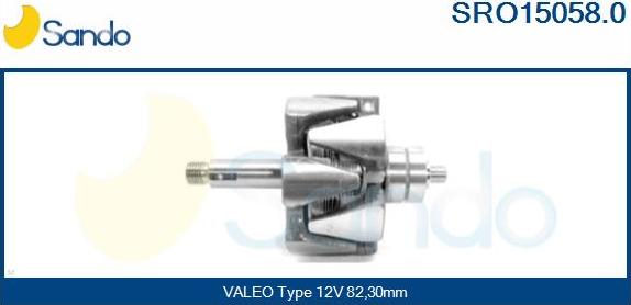 Sando SRO15058.0 - Rotore, Alternatore www.autoricambit.com