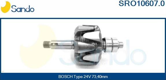 Sando SRO10607.0 - Rotore, Alternatore www.autoricambit.com