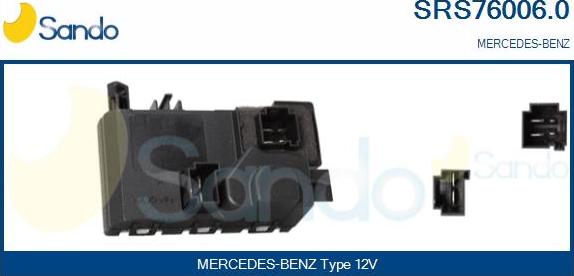 Sando SRS76006.0 - Resistenza, Ventilatore abitacolo www.autoricambit.com