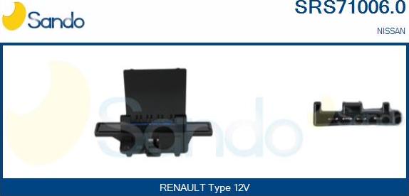 Sando SRS71006.0 - Resistenza, Ventilatore abitacolo www.autoricambit.com