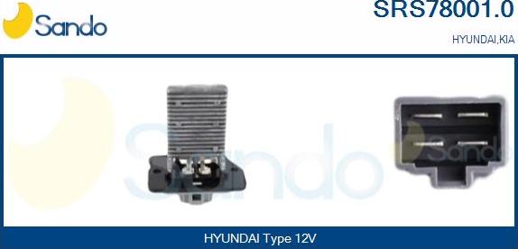 Sando SRS78001.0 - Resistenza, Ventilatore abitacolo www.autoricambit.com