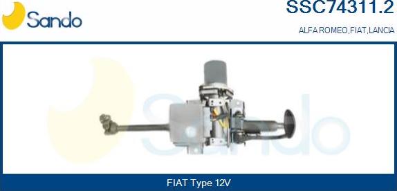 Sando SSC74311.2 - Piantone sterzo www.autoricambit.com