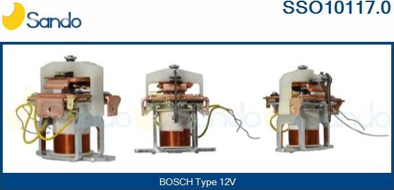 Sando SSO10117.0 - Elettromagnete, Motore d'avviamento www.autoricambit.com