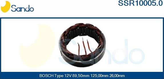 Sando SSR10005.0 - Statore, Alternatore www.autoricambit.com