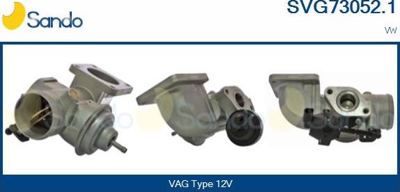 Sando SVG73052.1 - Valvola ricircolo gas scarico-EGR www.autoricambit.com