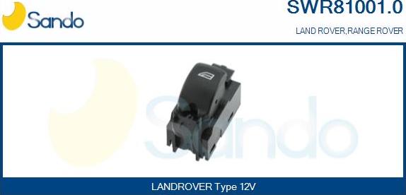 Sando SWR81001.0 - Interruttore, Alzacristallo www.autoricambit.com