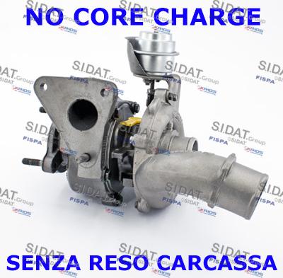 Sidat 49.003R - Turbocompressore, Sovralimentazione www.autoricambit.com