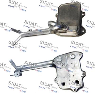 Sidat 590014 - Radiatore olio, Olio motore www.autoricambit.com