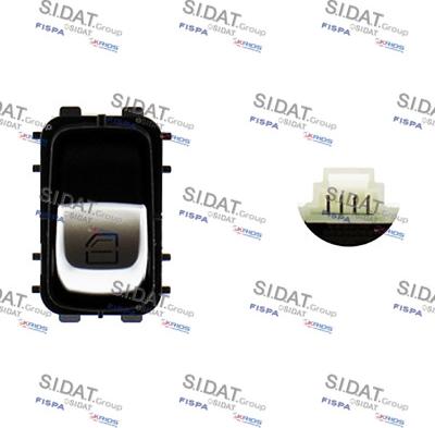 Sidat 5.145662A2 - Interruttore, Alzacristallo www.autoricambit.com