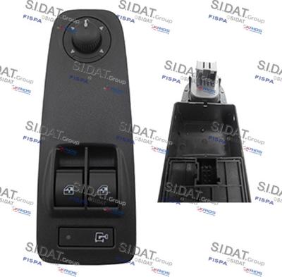 Sidat 5.145010A2 - Interruttore, Alzacristallo www.autoricambit.com