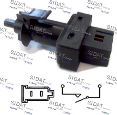 Sidat 5.140093A2 - Interruttore luce freno www.autoricambit.com