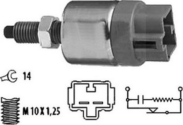 Sidat 5.140029 - Interruttore luce freno www.autoricambit.com