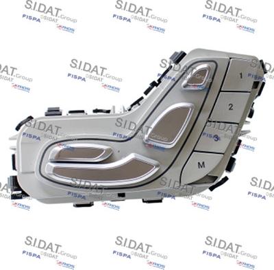 Sidat 640611A2 - Interruttore, Regolazione sedile www.autoricambit.com