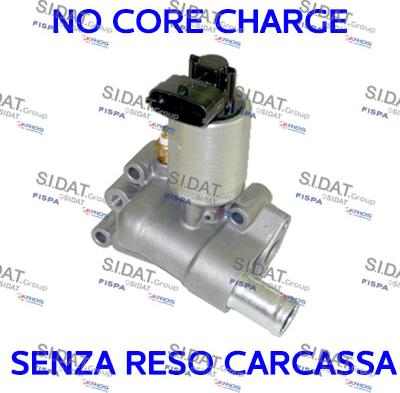 Sidat 83.643R - Valvola ricircolo gas scarico-EGR www.autoricambit.com