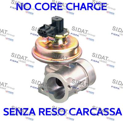 Sidat 83.667R - Valvola ricircolo gas scarico-EGR www.autoricambit.com