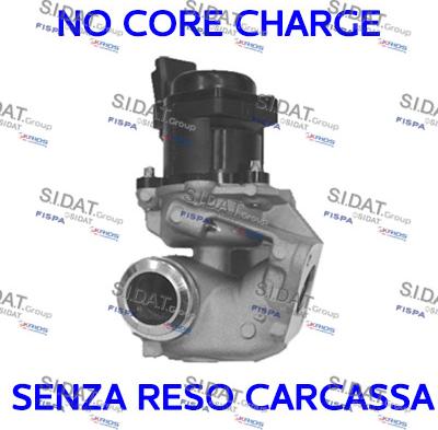 Sidat 83.601R - Valvola ricircolo gas scarico-EGR www.autoricambit.com