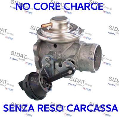 Sidat 83.621R - Valvola ricircolo gas scarico-EGR www.autoricambit.com