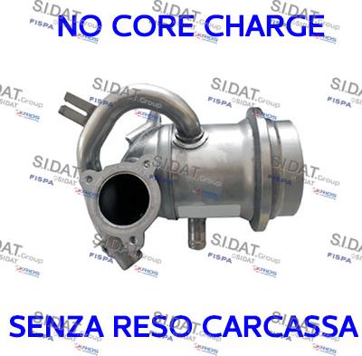 Sidat 83.1211R - Radiatore, Ricircolo gas scarico www.autoricambit.com