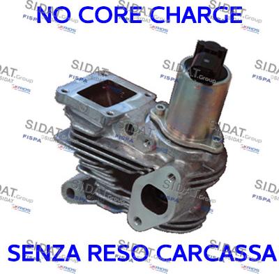 Sidat 83.821R - Valvola ricircolo gas scarico-EGR www.autoricambit.com