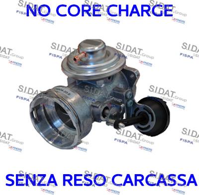 Sidat 83.723R - Valvola ricircolo gas scarico-EGR www.autoricambit.com