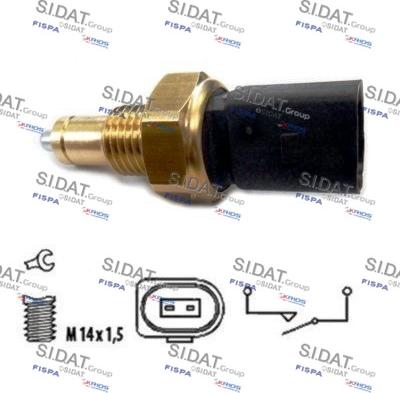 Sidat 3.234150A2 - Interruttore, Luce di retromarcia www.autoricambit.com