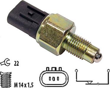 Sidat 3.234205 - Interruttore, Luce di retromarcia www.autoricambit.com