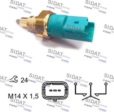 Sidat 3.234200A2 - Interruttore, Luce di retromarcia www.autoricambit.com