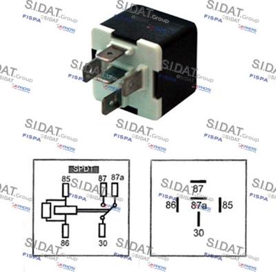 Sidat 3.233307A2 - Relè www.autoricambit.com