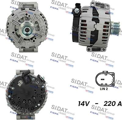 Sidat A12BH0948AS - Alternatore www.autoricambit.com