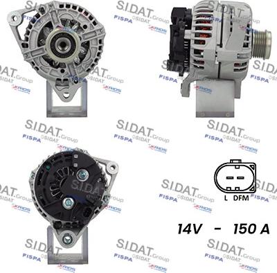 Sidat A12BH0908A2 - Alternatore www.autoricambit.com