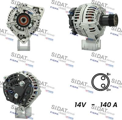 Sidat A12BH0903AS - Alternatore www.autoricambit.com