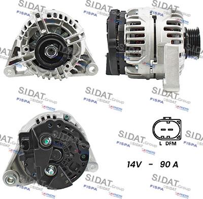 Sidat A12BH0499A2 - Alternatore www.autoricambit.com