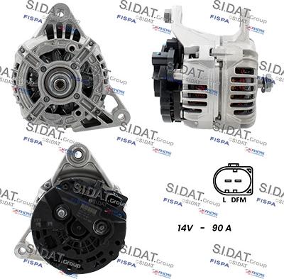 Sidat A12BH0499 - Alternatore www.autoricambit.com