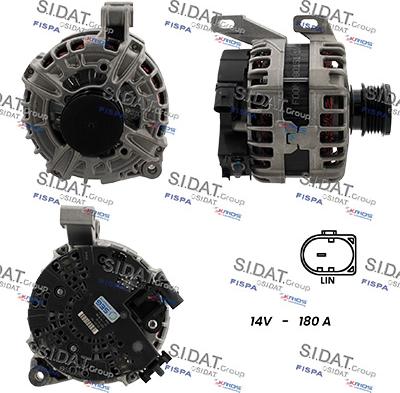 Sidat A12BH0441 - Alternatore www.autoricambit.com