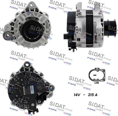 Sidat A12BH0442 - Alternatore www.autoricambit.com