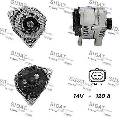 Sidat A12BH0459A2 - Alternatore www.autoricambit.com