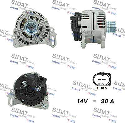 Sidat A12BH0401A2 - Alternatore www.autoricambit.com