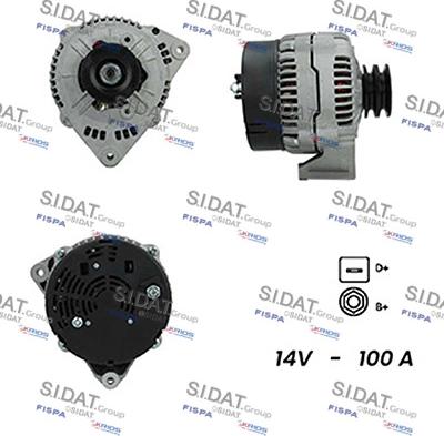 Sidat A12BH0438A2 - Alternatore www.autoricambit.com