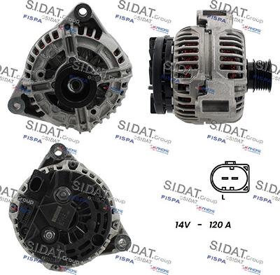 Sidat A12BH0556 - Alternatore www.autoricambit.com